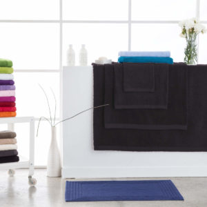 Toallas de baño abece modelo alfa color gris