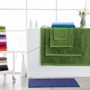 Toallas de baño abece modelo alfa color manzana