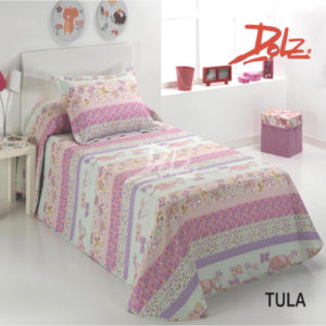 Bouti estampada modelo Tula, 100% Microfibra para cama de 90.