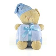 Ositos de peluche con mantita y camiseta Bordada.