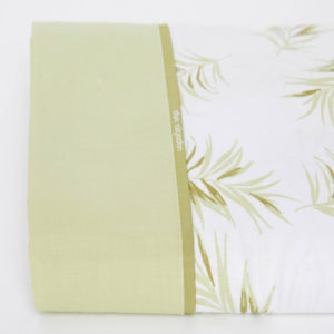 Juego de sábanas de 150 hilos, 100% algodón color verde