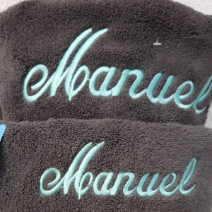 Toalla don algodón 100% algodón 600gr bordada