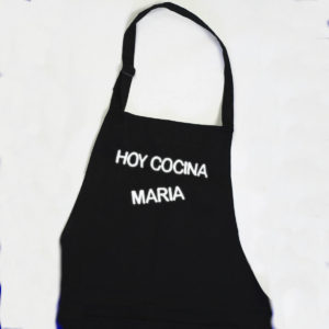 Mandil cocina blanco