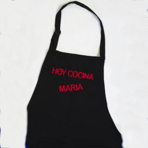 Mandil cocina rojo