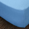 Funda de colchón de rizo elástico azul
